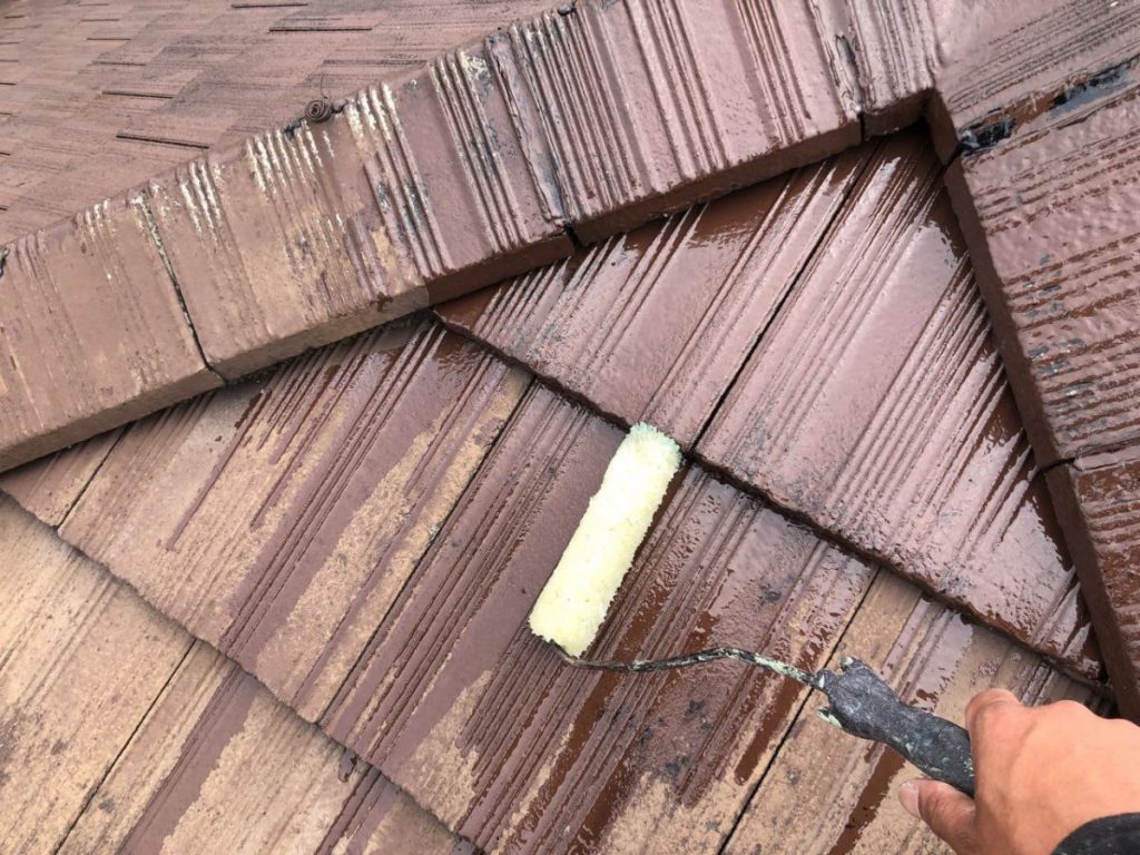 屋根下塗り塗装
