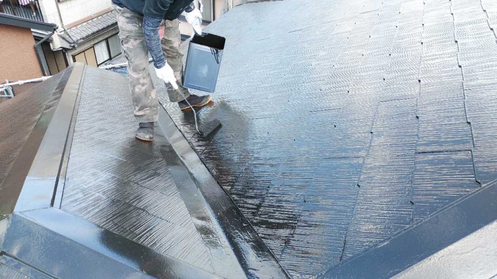 鹿児島市屋根上塗り塗装工事