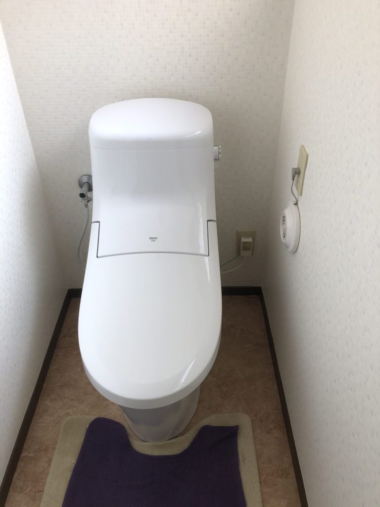 鹿児島市のトイレ工事完成の様子