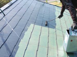 屋根の塗装工事