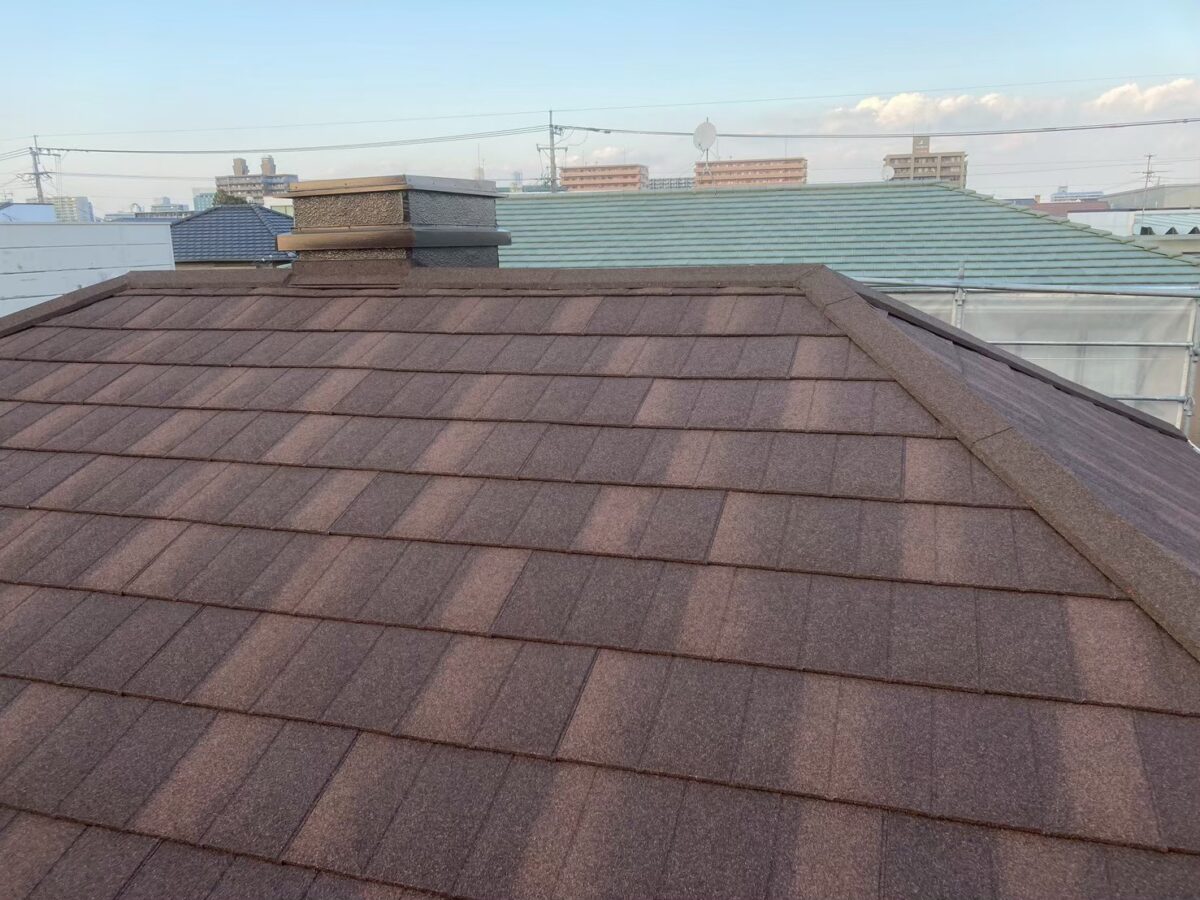 一閃のカバー工法施工完了