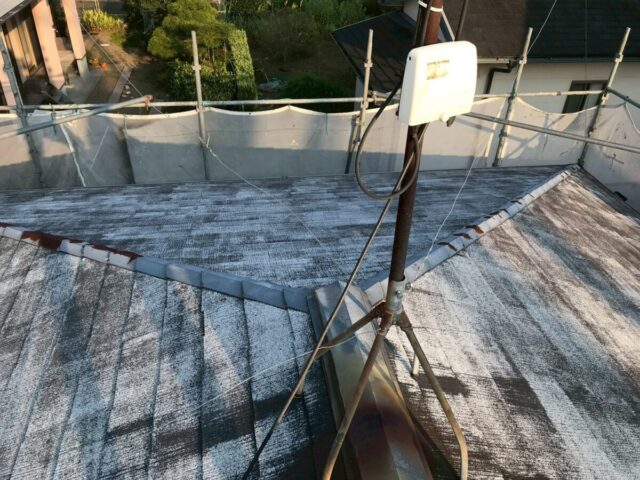 屋根板金のさび発生の様子